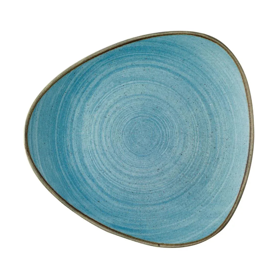 CX664 Churchill Stonecast Raw Lotus Plates Teal 254mm (Pack of 12) - JD Catering Equipment Solutions Ltd