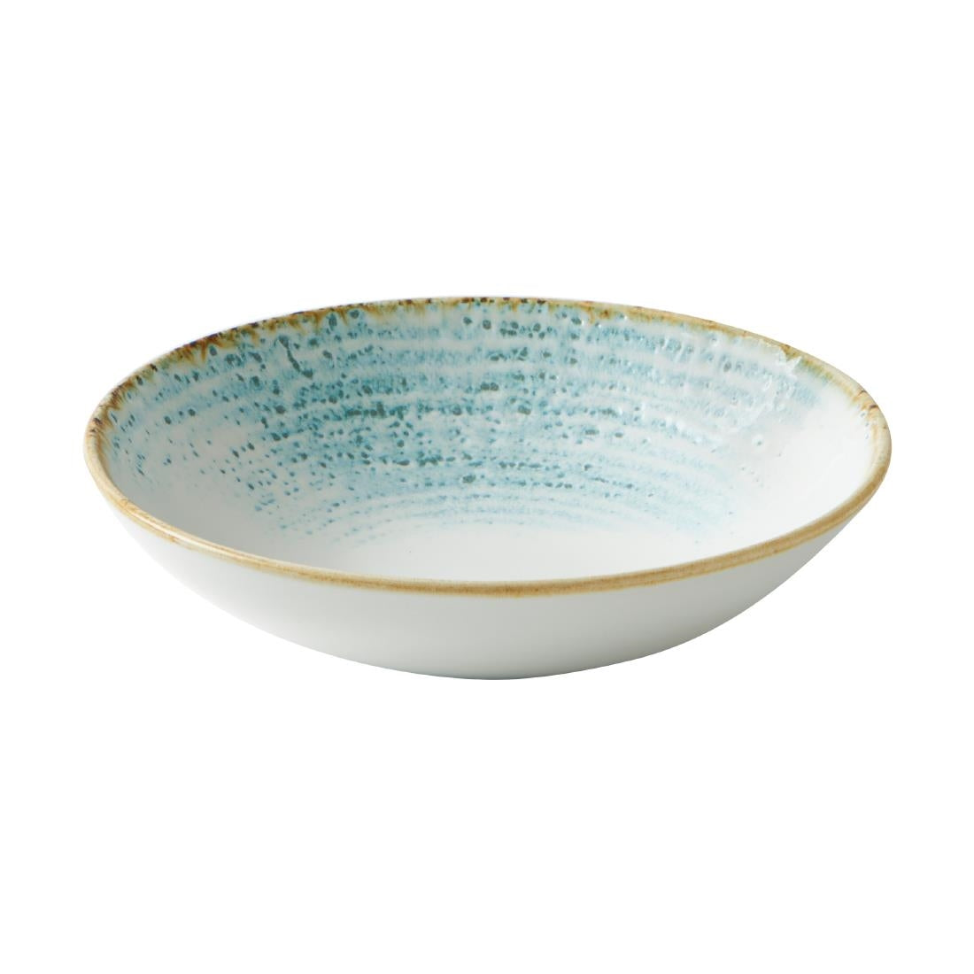 CX670 Churchill Homespun Accents Aquamarine Coupe Bowls 184mm (Pack of 12) JD Catering Equipment Solutions Ltd