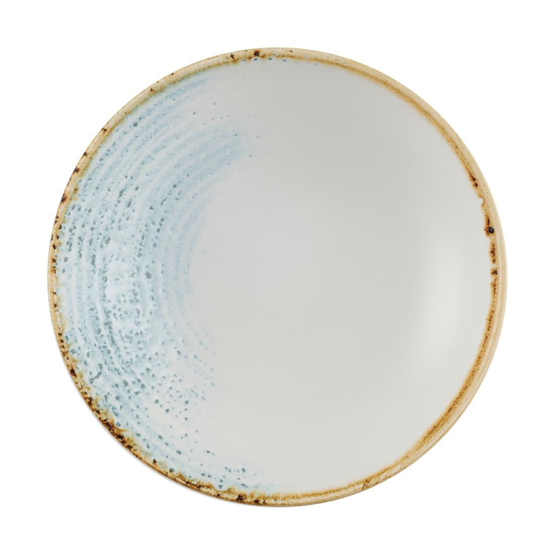 CX670 Churchill Homespun Accents Aquamarine Coupe Bowls 184mm (Pack of 12) JD Catering Equipment Solutions Ltd