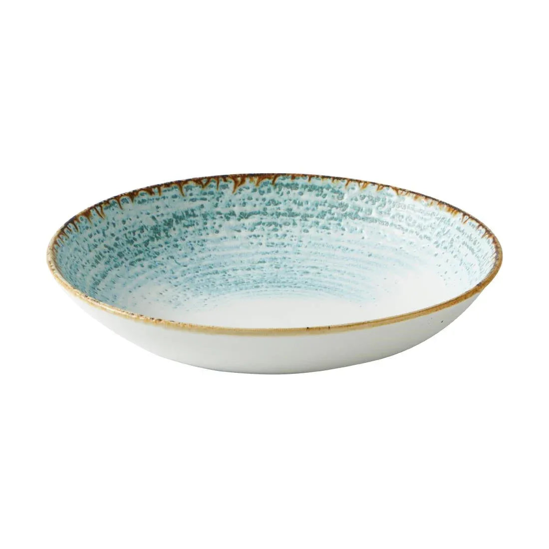 CX671 Churchill Homespun Accents Aquamarine Evolve Coupe Bowls 248mm (Pack of 12) - JD Catering Equipment Solutions Ltd