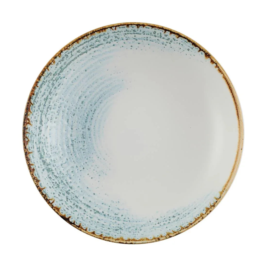 CX671 Churchill Homespun Accents Aquamarine Evolve Coupe Bowls 248mm (Pack of 12) - JD Catering Equipment Solutions Ltd