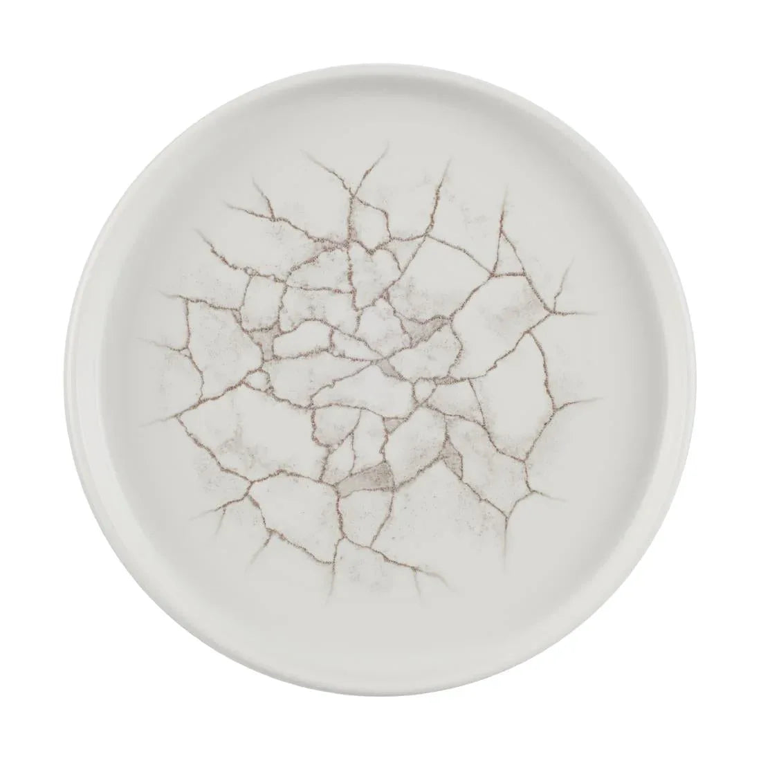 CX676 Churchill Studio Prints Kintsugi Agate Walled Plates Grey 220mm (Pack of 6) - JD Catering Equipment Solutions Ltd