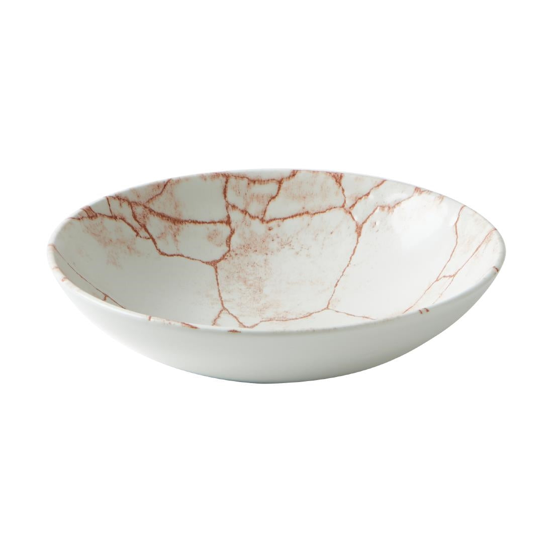 CX680 Churchill Studio Prints Kintsugi Evolve Coupe Bowls Coral 184mm (Pack of 12) JD Catering Equipment Solutions Ltd