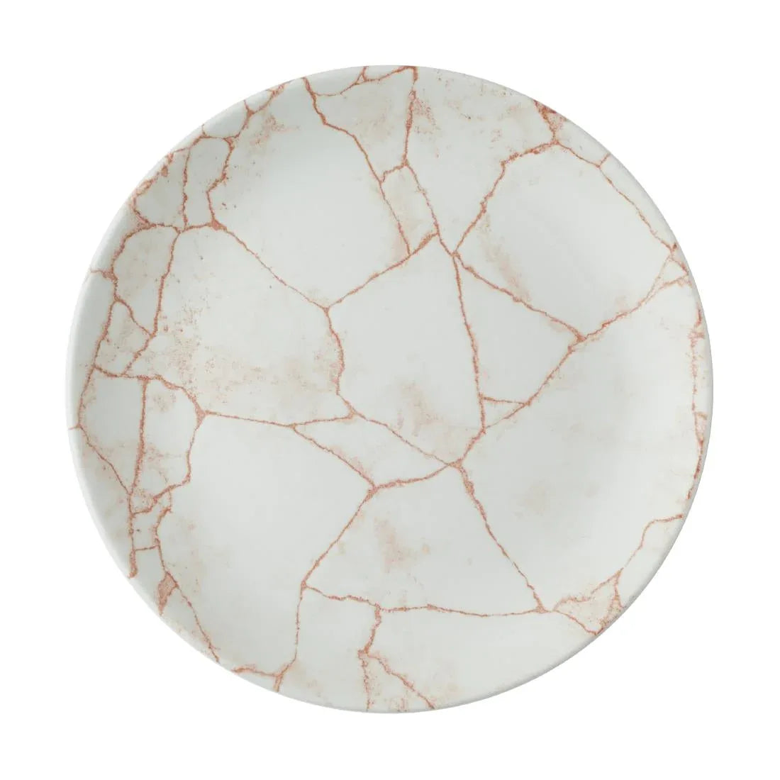 CX682 Churchill Studio Prints Kintsugi Evolve Coupe Plates Coral 220mm(Pack of 12) - JD Catering Equipment Solutions Ltd