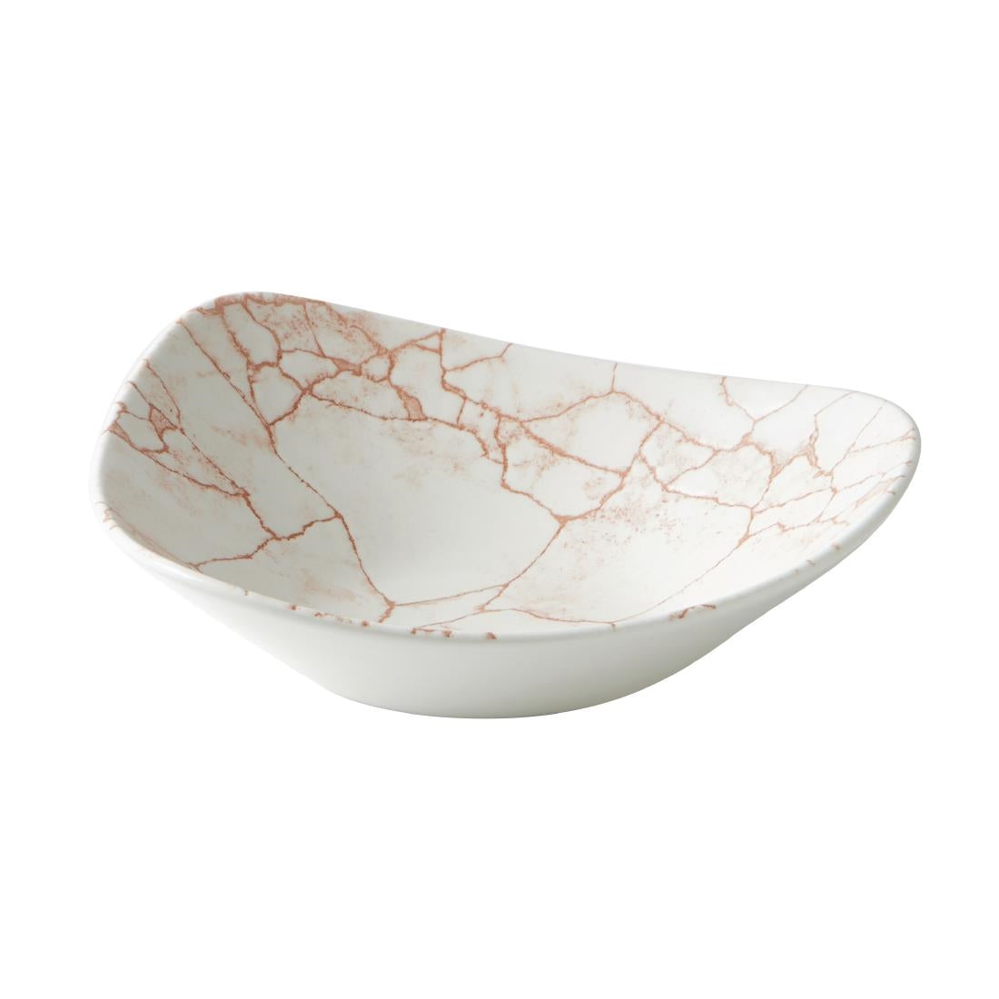 CX687 Churchill Studio Prints Kintsugi Lotus Bowls Coral 228mm (Pack of 12) JD Catering Equipment Solutions Ltd
