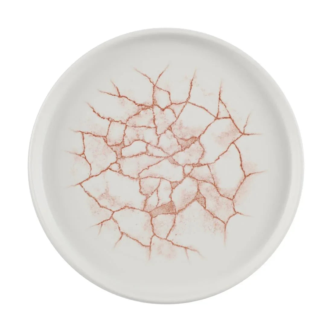 CX688 Churchill Studio Prints Kintsugi Walled Plates Coral 220mm (Pack of 6) - JD Catering Equipment Solutions Ltd