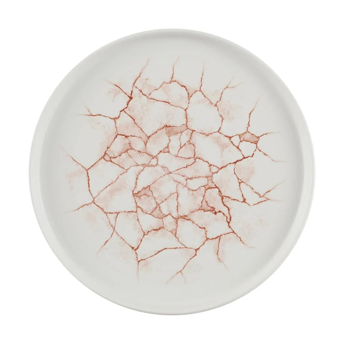 CX689 Churchill Studio Prints Kintsugi Walled Plates Coral 260mm (Pack of 6) - JD Catering Equipment Solutions Ltd