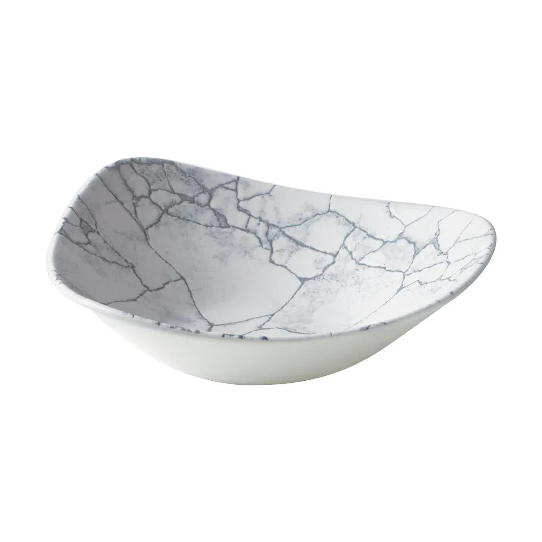 CX696 Churchill Studio Prints Kintsugi Pearl Lotus Bowls Grey 228mm (Pack of 12) - JD Catering Equipment Solutions Ltd