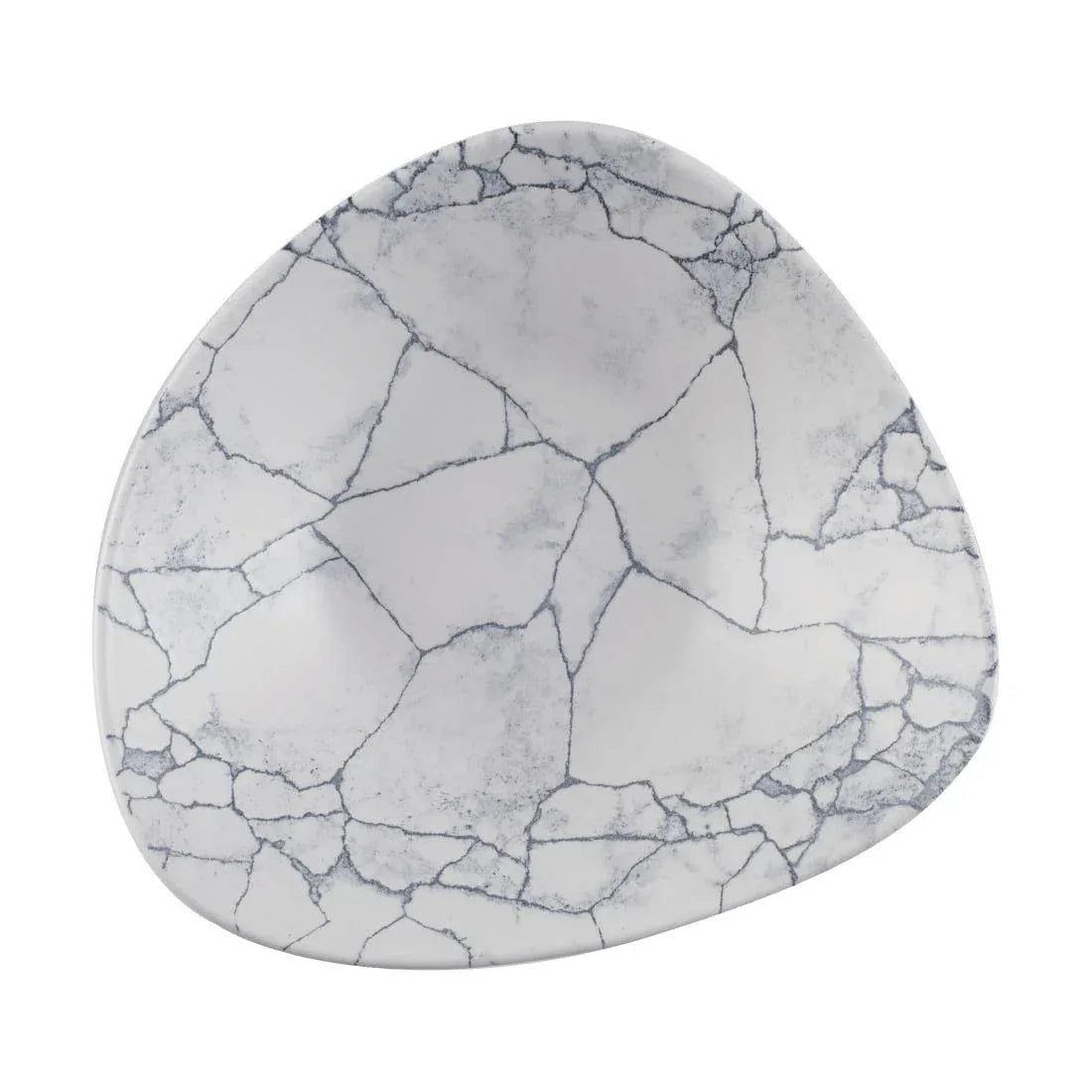 CX696 Churchill Studio Prints Kintsugi Pearl Lotus Bowls Grey 228mm (Pack of 12) - JD Catering Equipment Solutions Ltd