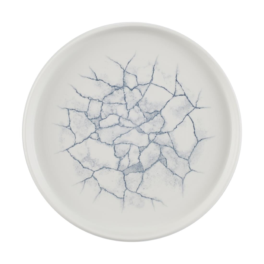 CX697 Churchill Studio Prints Kintsugi Pearl Walled Plates Grey 220mm (Pack of 6) JD Catering Equipment Solutions Ltd