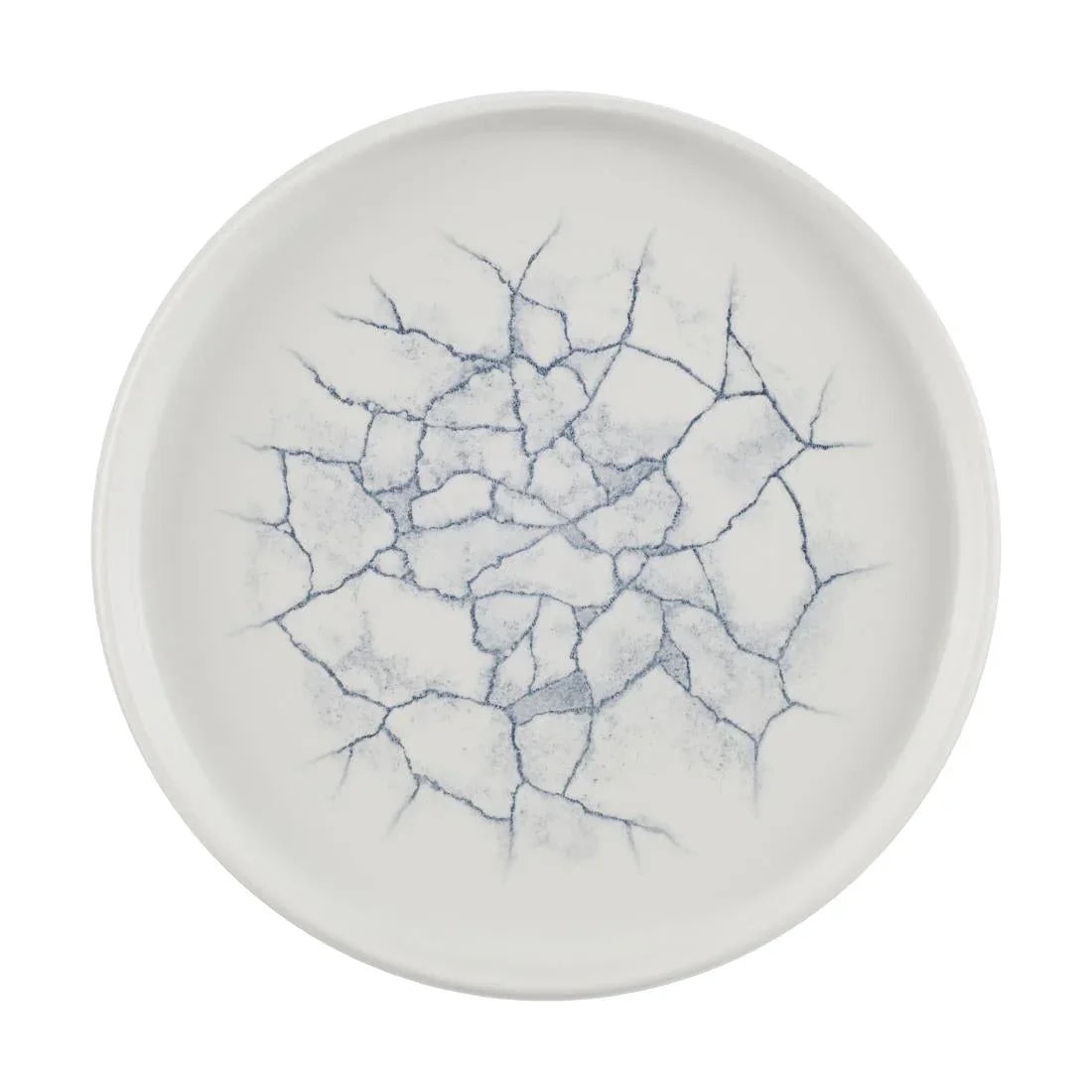 CX697 Churchill Studio Prints Kintsugi Pearl Walled Plates Grey 220mm (Pack of 6) - JD Catering Equipment Solutions Ltd