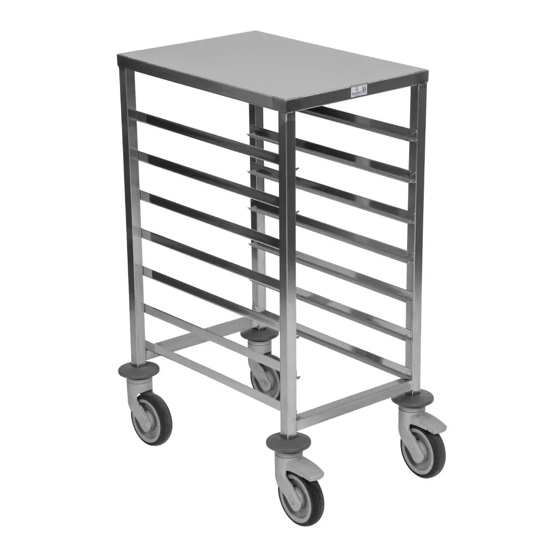 CX727 Matfer Bourgeat 7 Level Gastronorm Racking Trolley 1/1GN - JD Catering Equipment Solutions Ltd