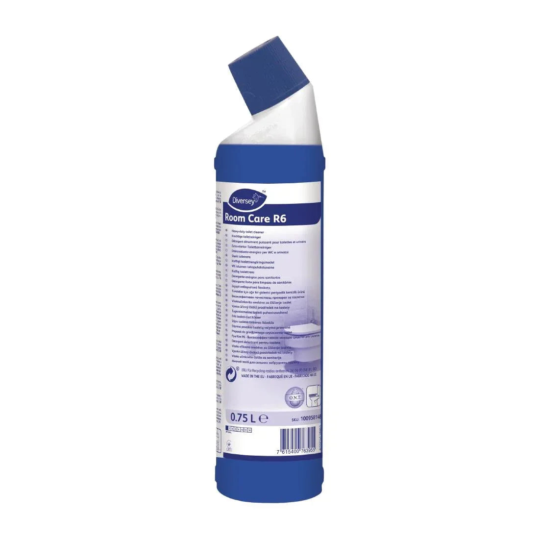 CX822 Room Care R6 Heavy-Duty Toilet Cleaner Ready To Use 750ml - JD Catering Equipment Solutions Ltd