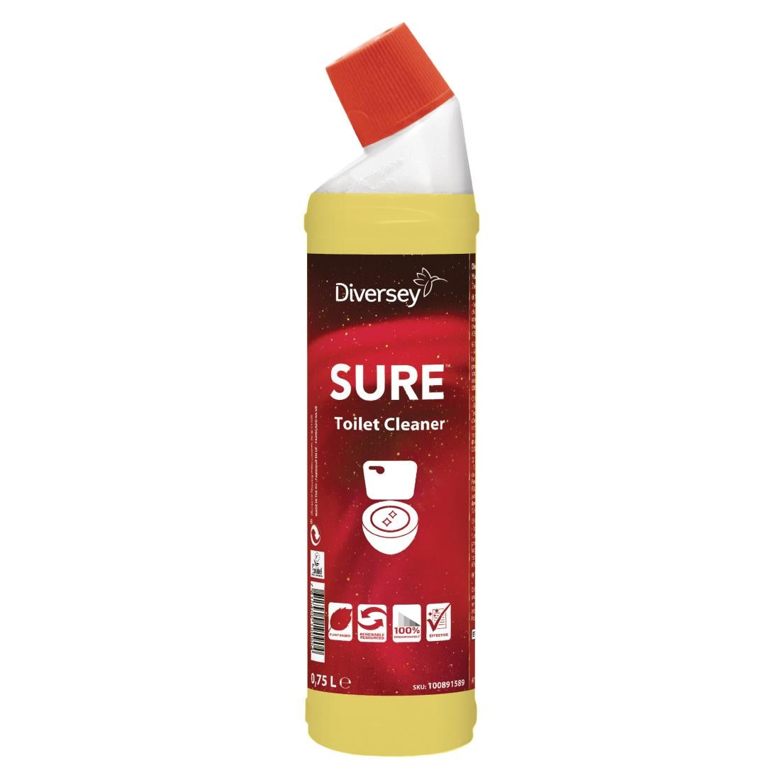CX827 SURE Toilet Cleaner Ready To Use 750ml JD Catering Equipment Solutions Ltd