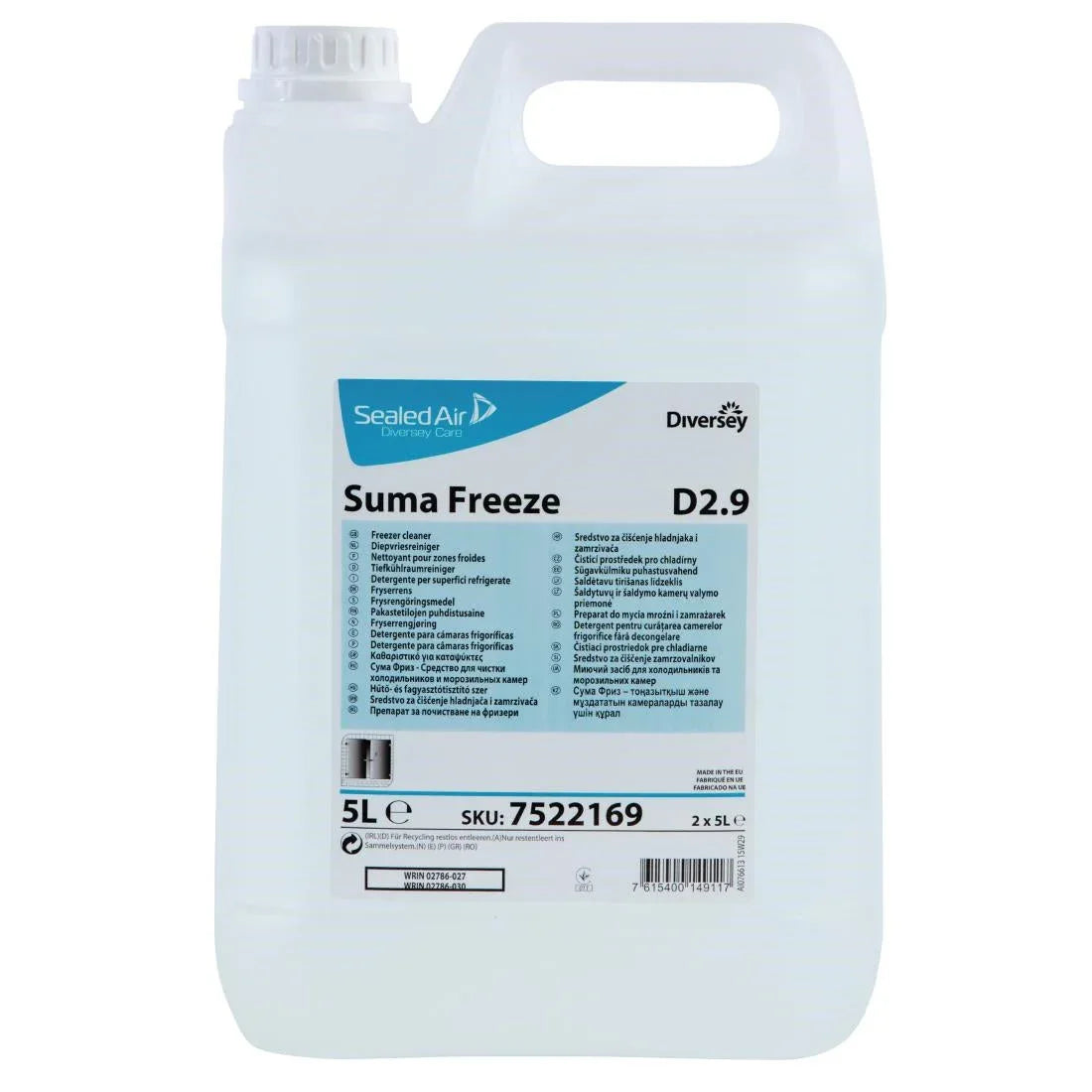 CX846 Suma D2.9 Freezer Cleaner Ready To Use 5Ltr - JD Catering Equipment Solutions Ltd