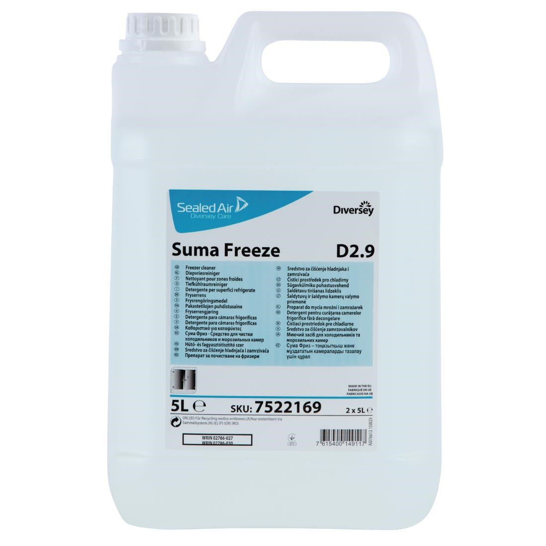 CX846 Suma D2.9 Freezer Cleaner Ready To Use 5Ltr JD Catering Equipment Solutions Ltd