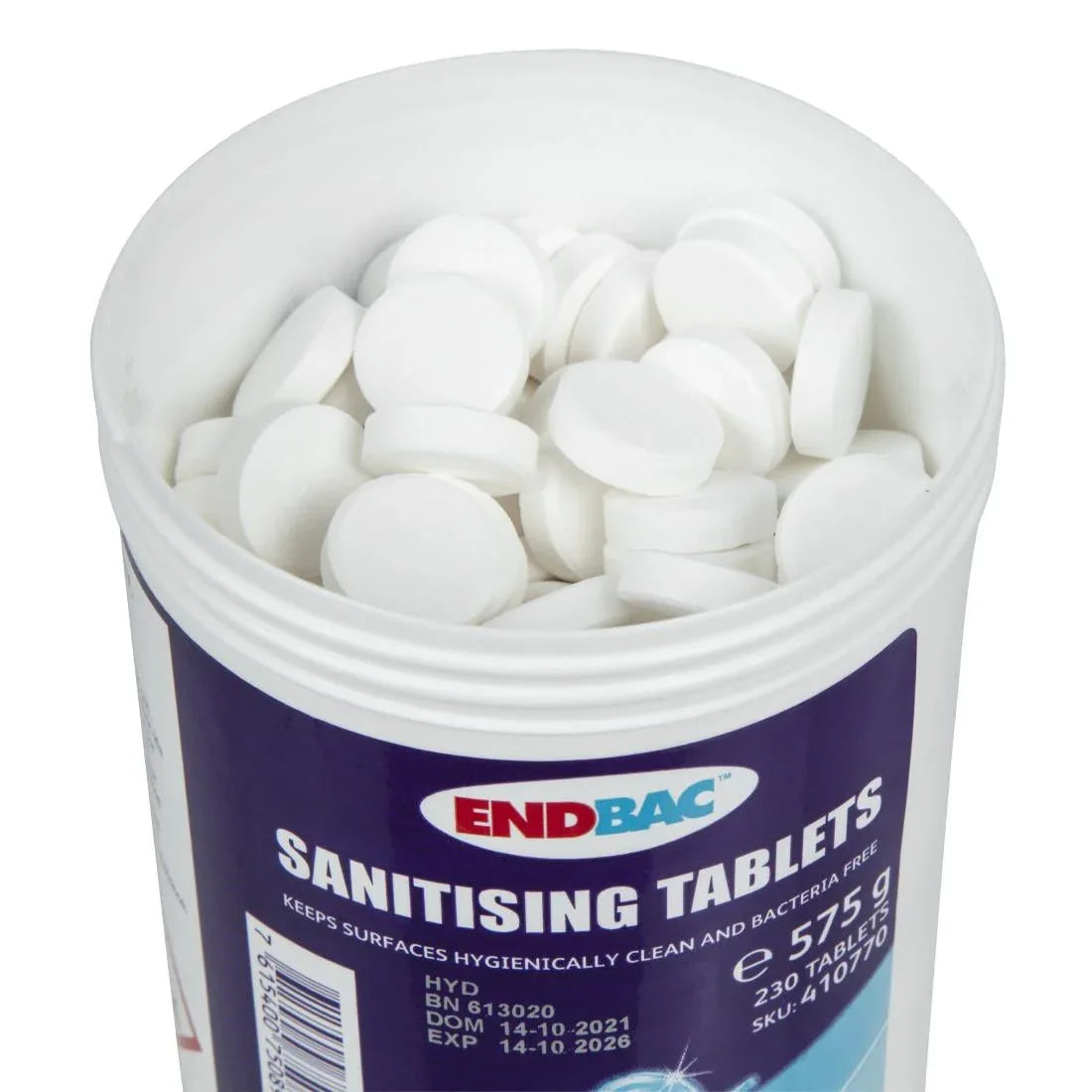 CX847 Endbac Sanitising Tablets (Pack of 230) - JD Catering Equipment Solutions Ltd