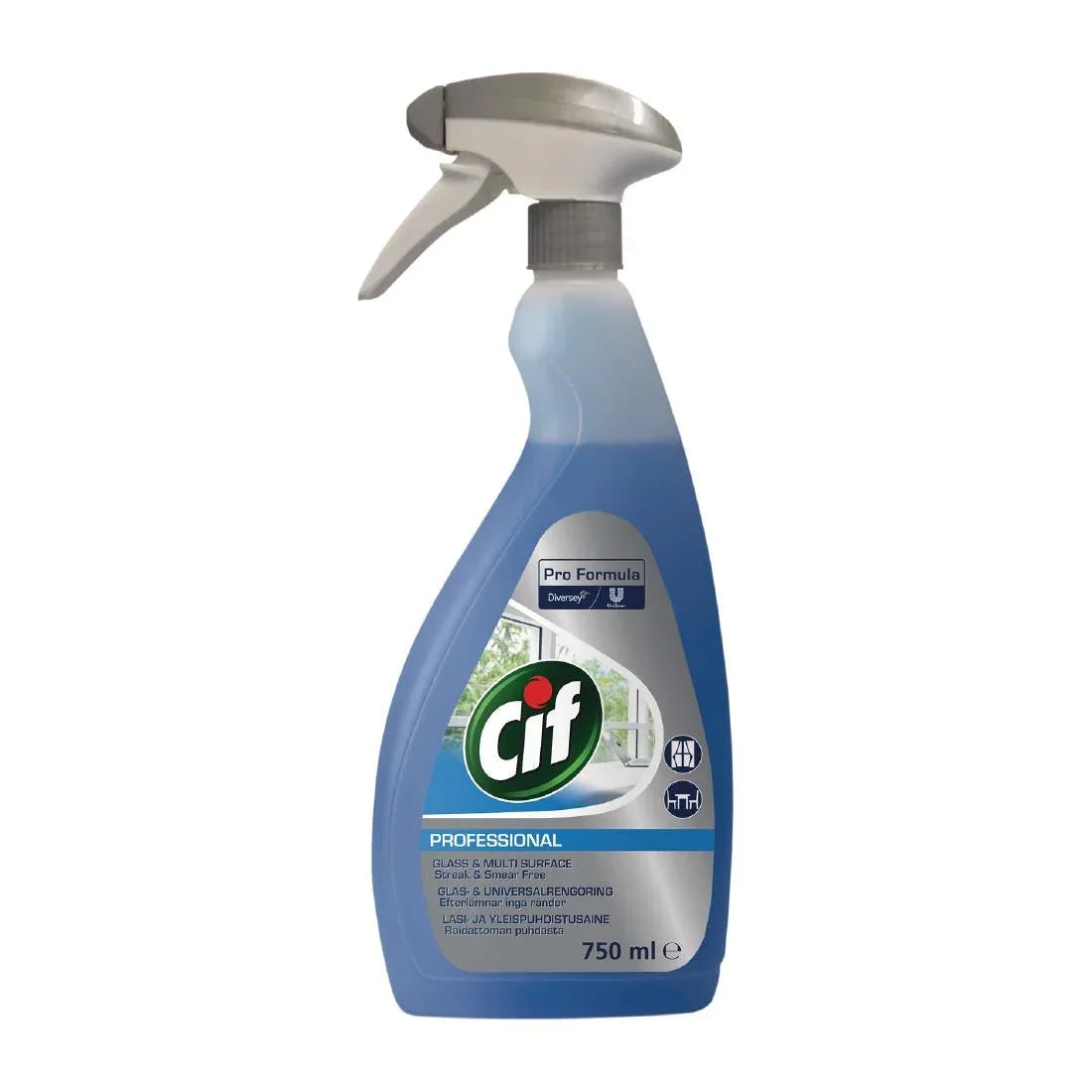 CX862 Cif Pro Formula Window and Multi-Surface Cleaner Ready To Use 750ml - JD Catering Equipment Solutions Ltd