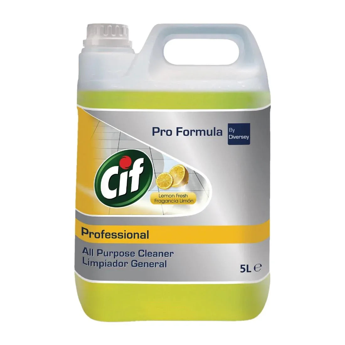 CX863 Cif Pro Formula Lemon All-Purpose Cleaner Concentrate 5Ltr - JD Catering Equipment Solutions Ltd