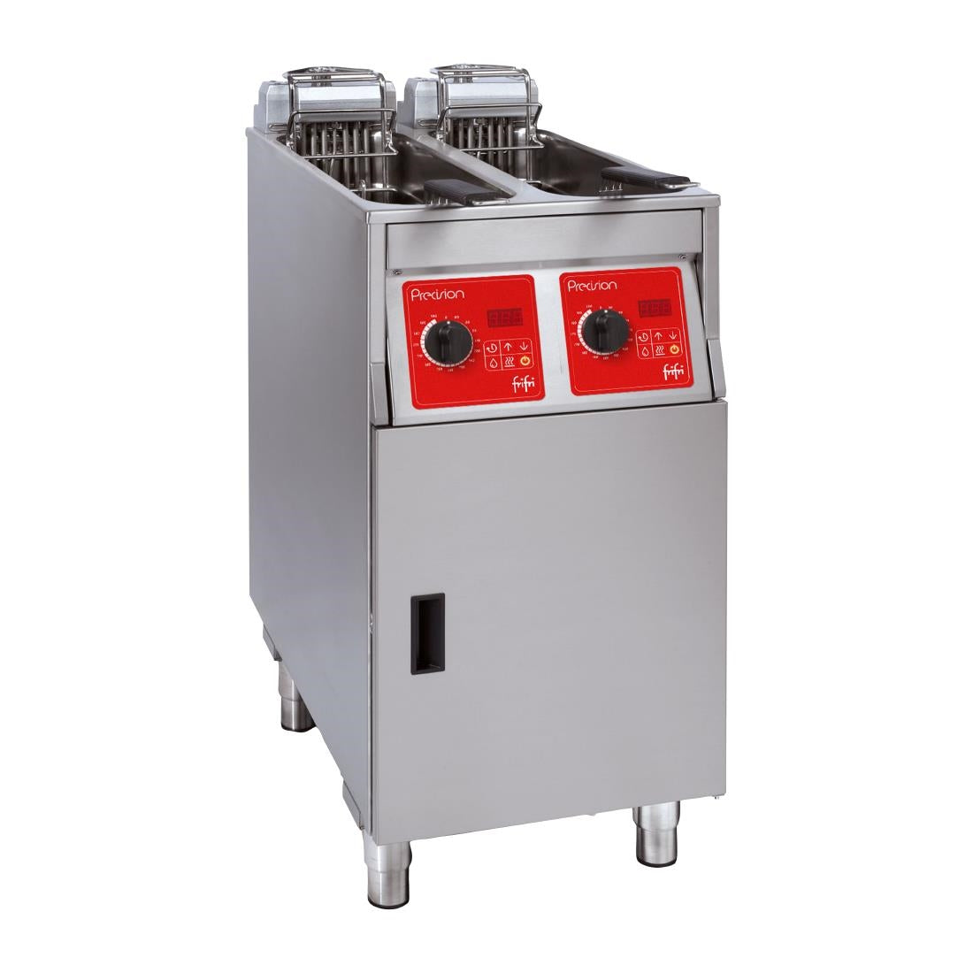 CX902 FriFri Precision 422 Electric Free Standing Twin Tank Filtration Fryer PL422M32G0 JD Catering Equipment Solutions Ltd