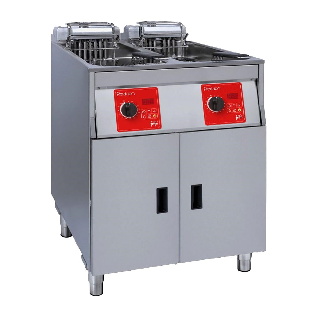 CX903 FriFri Precision 622 Electric Free Standing Twin Tank Filtration Fryer PL622H32G0 JD Catering Equipment Solutions Ltd