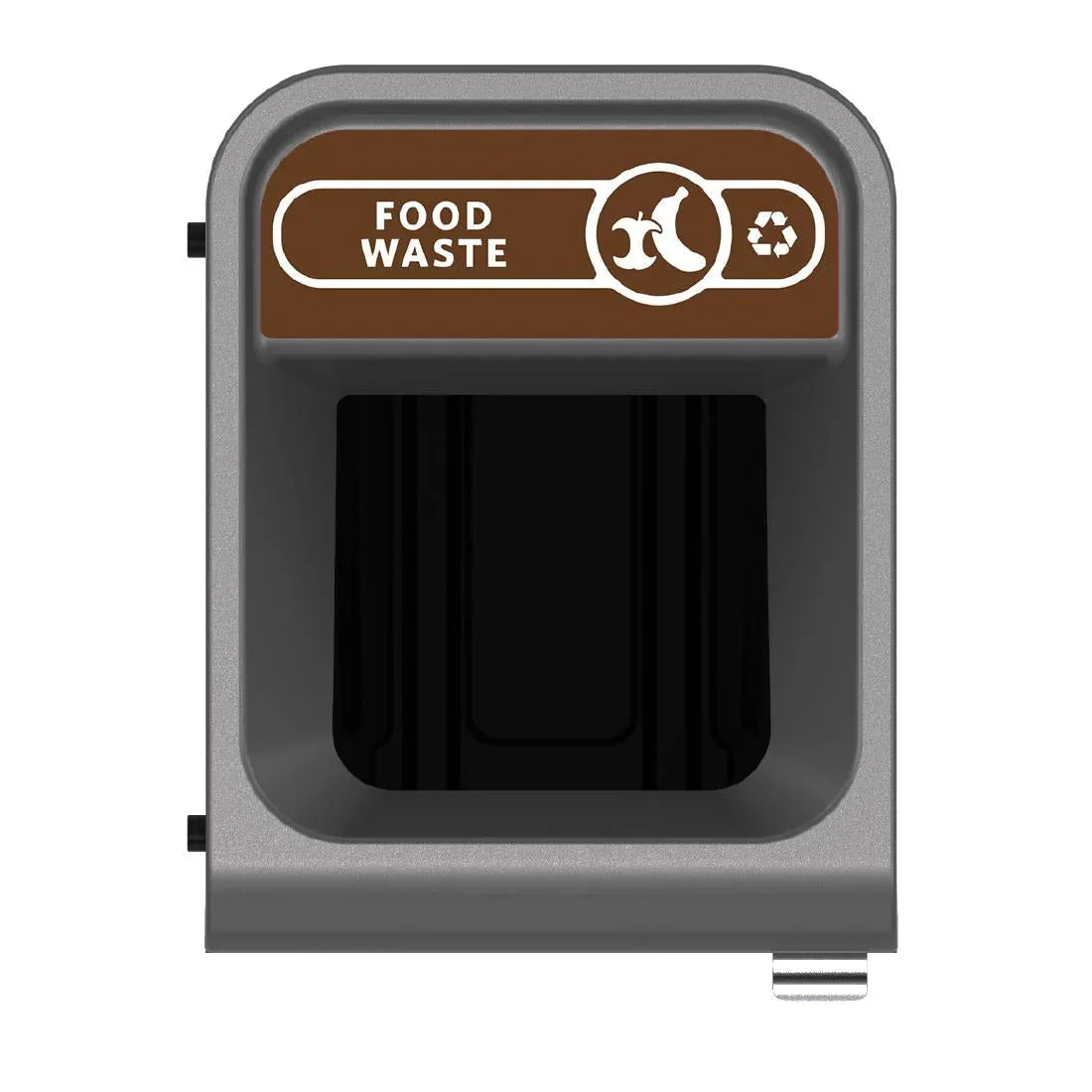 CX972 Rubbermaid Configure Recycling Bin with Food Waste Label Brown 57Ltr - JD Catering Equipment Solutions Ltd