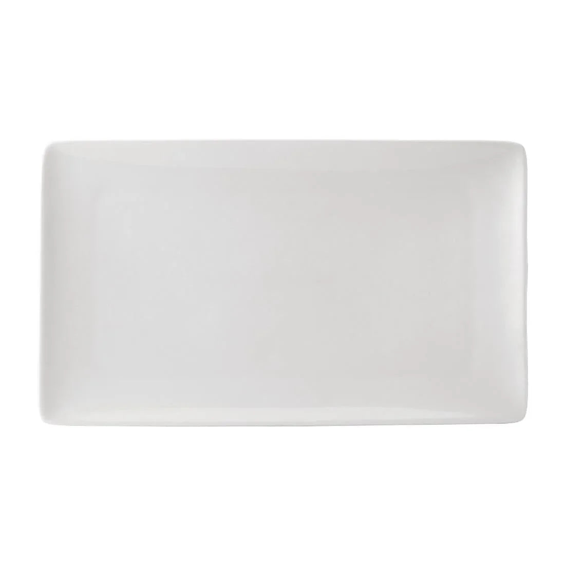 CY462 Utopia Pure White Rectangular Plates 210 x 350mm (Pack of 6) - JD Catering Equipment Solutions Ltd