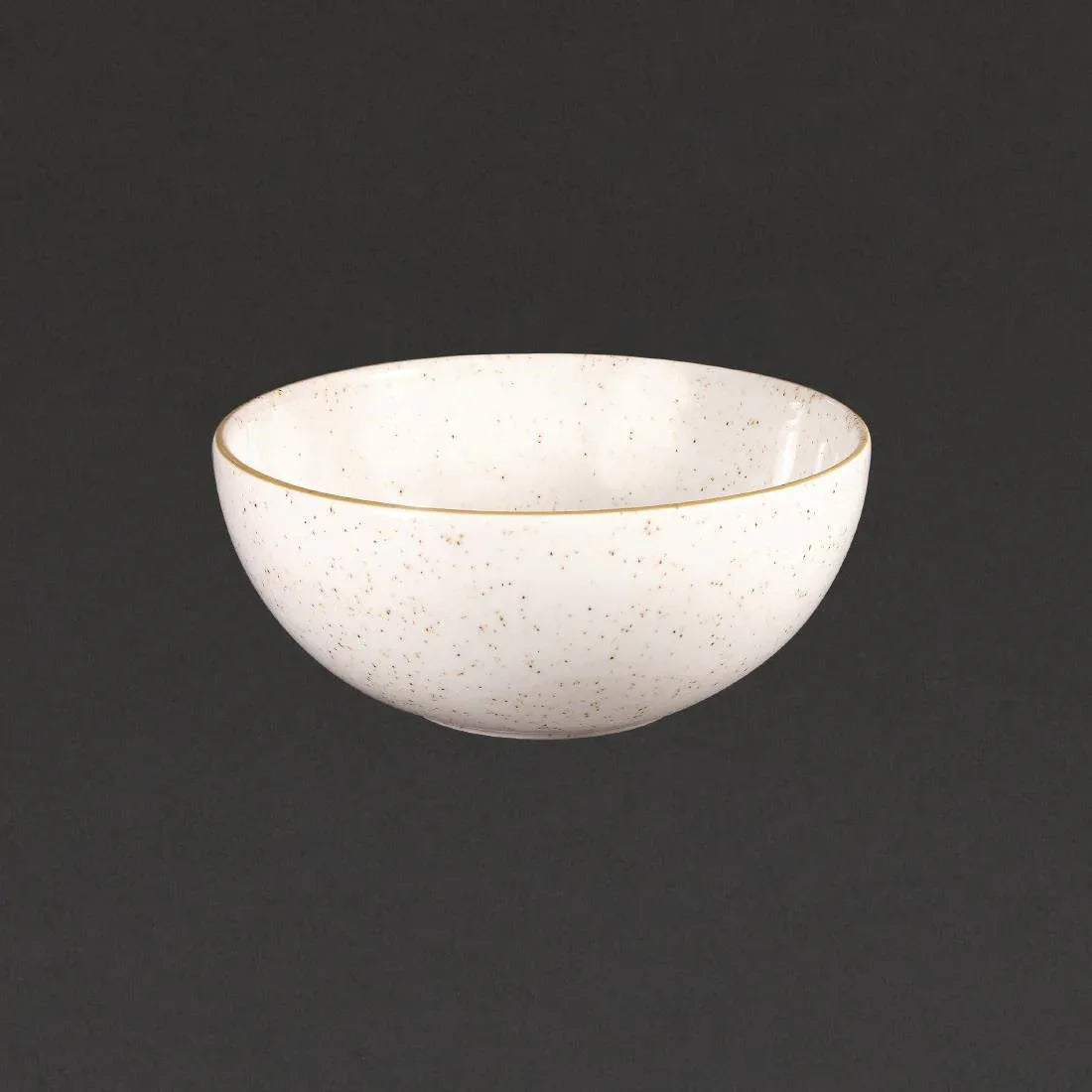 CY735 Churchill Stonecast Noodle Bowl Barley White 183mm (Pack of 6) - JD Catering Equipment Solutions Ltd