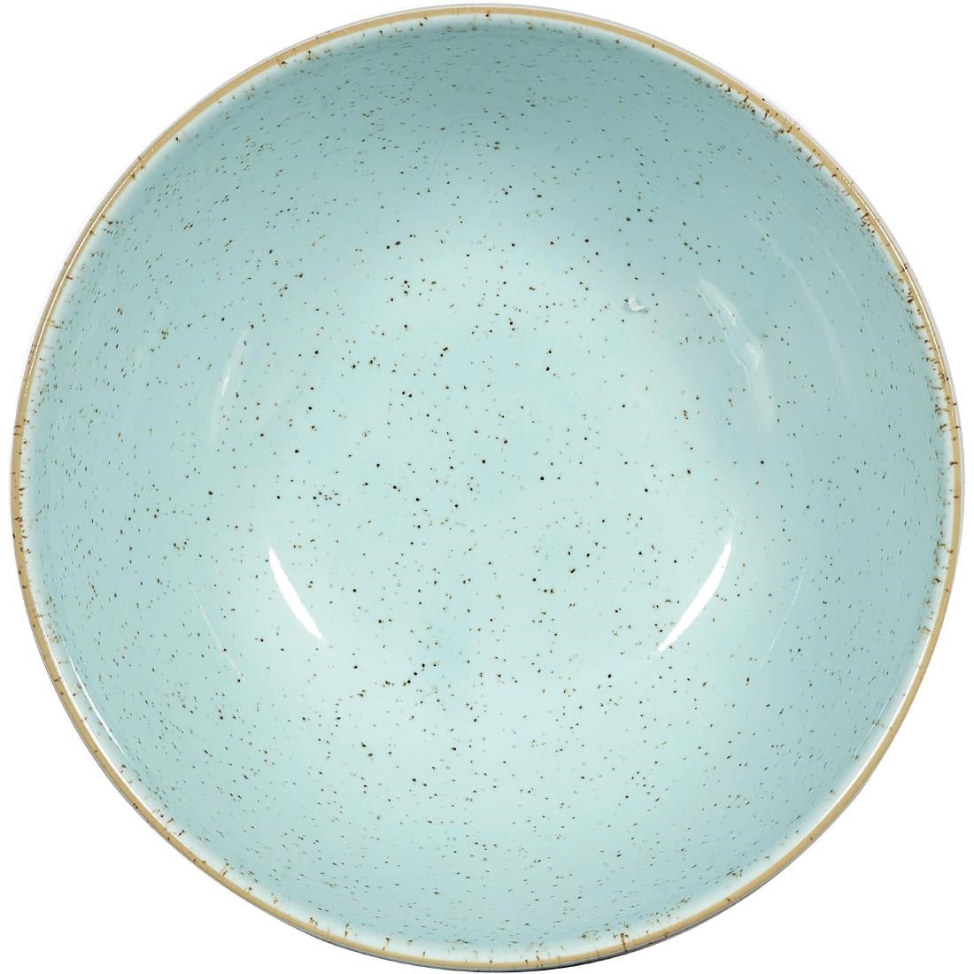 CY736 Churchill Stonecast Noodle Bowl Duck Egg Blue 183mm (Pack of 6) JD Catering Equipment Solutions Ltd