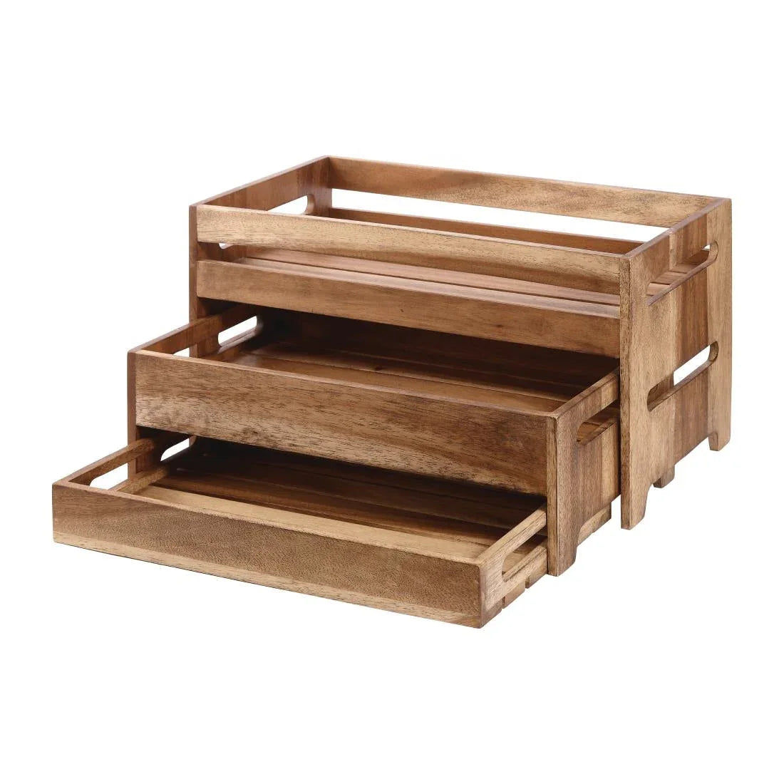 CY740 Churchill Wood Small Rustic Nesting Crate - JD Catering Equipment Solutions Ltd