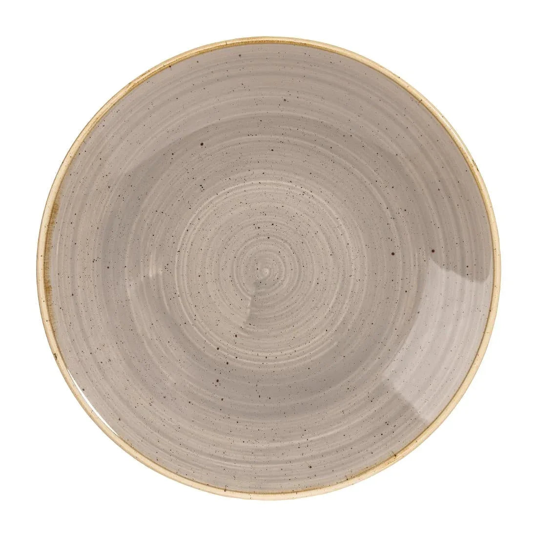 CY826 Churchill Stonecast Deep Coupe Plates Grey 255mm (Pack of 12) - JD Catering Equipment Solutions Ltd