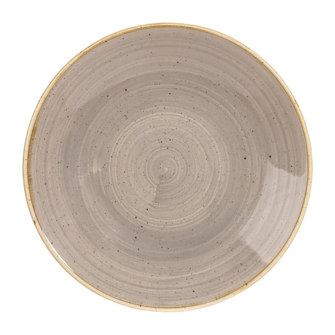 CY826 Churchill Stonecast Deep Coupe Plates Grey 255mm (Pack of 12) - JD Catering Equipment Solutions Ltd