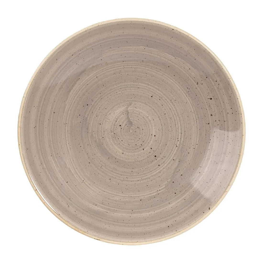 CY827 Churchill Stonecast Deep Coupe Plates Grey 225mm (Pack of 12) - JD Catering Equipment Solutions Ltd