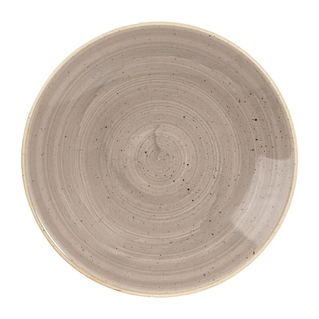 CY827 Churchill Stonecast Deep Coupe Plates Grey 225mm (Pack of 12) - JD Catering Equipment Solutions Ltd
