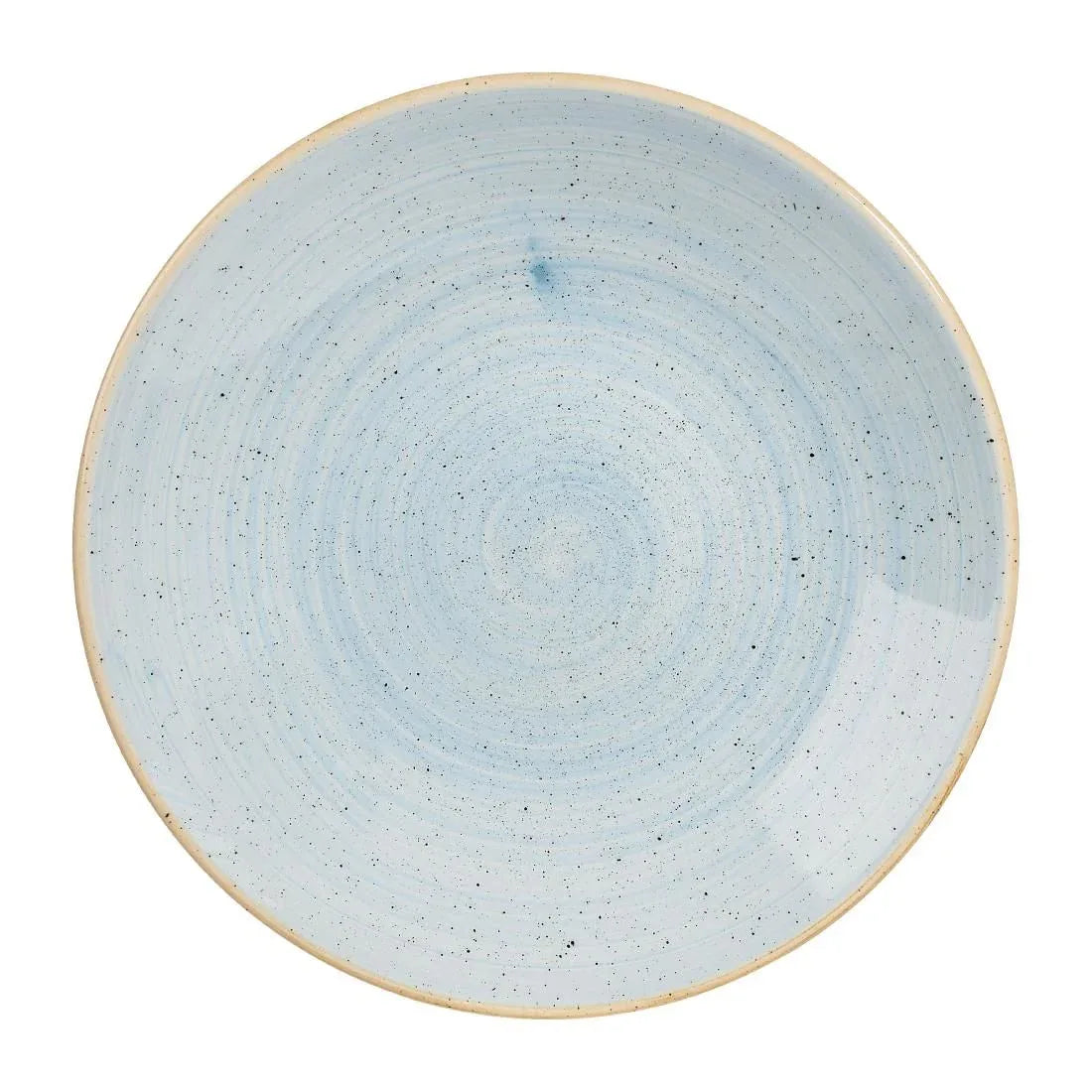 CY830 Churchill Stonecast Deep Coupe Plates Duck Egg Blue 281mm (Pack of 12) - JD Catering Equipment Solutions Ltd