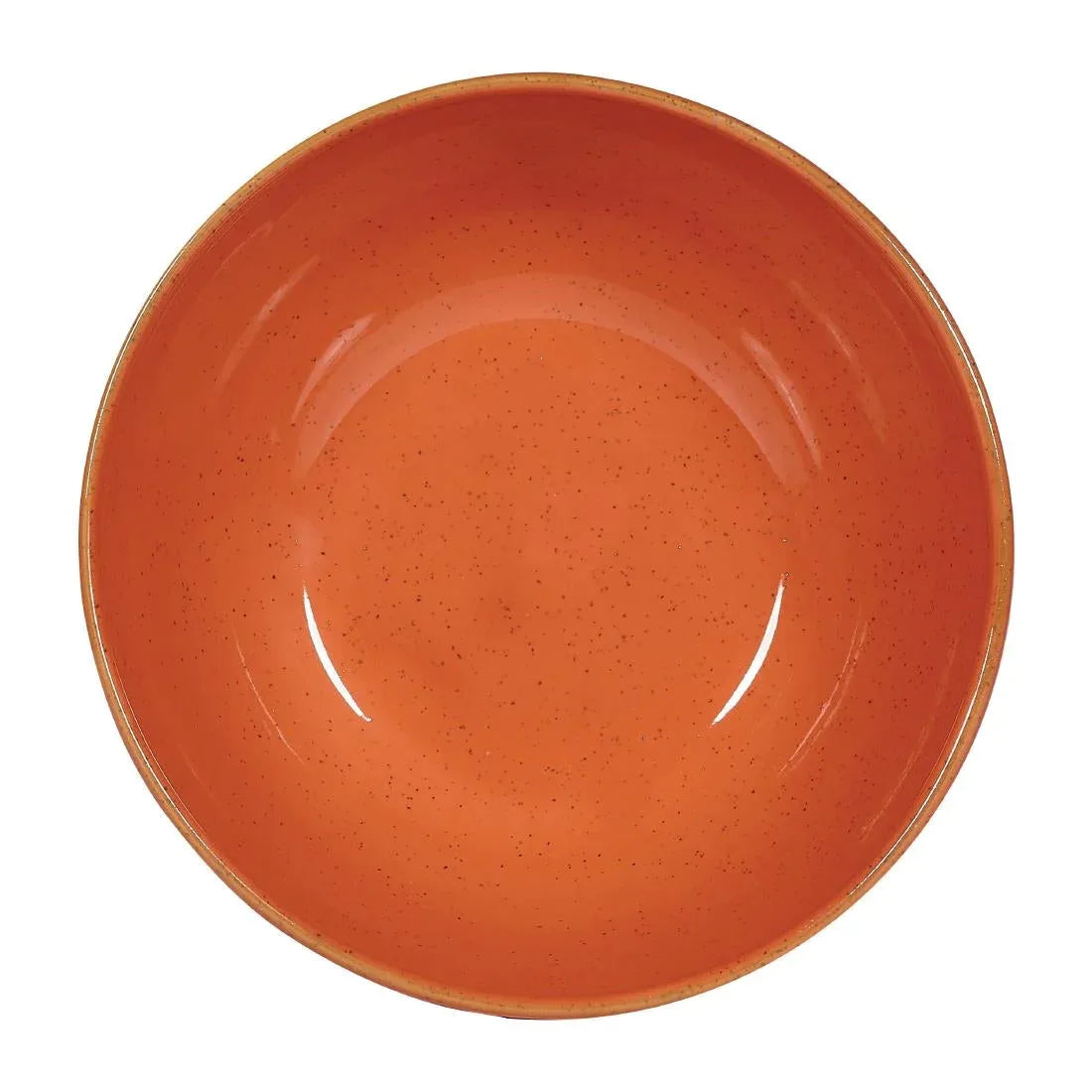 CY942 Churchill Stonecast Noodle Bowls Orange 37.8oz 183mm (Pack of 6) - JD Catering Equipment Solutions Ltd