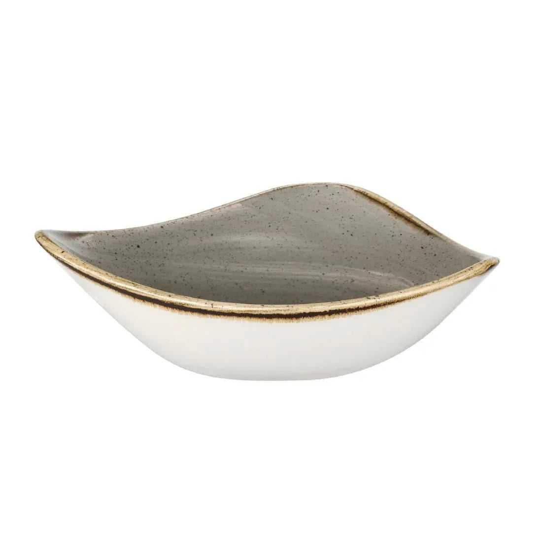 CY963 Churchill Stonecast Triangle Bowl Grey 153mm (Pack of 12) - JD Catering Equipment Solutions Ltd
