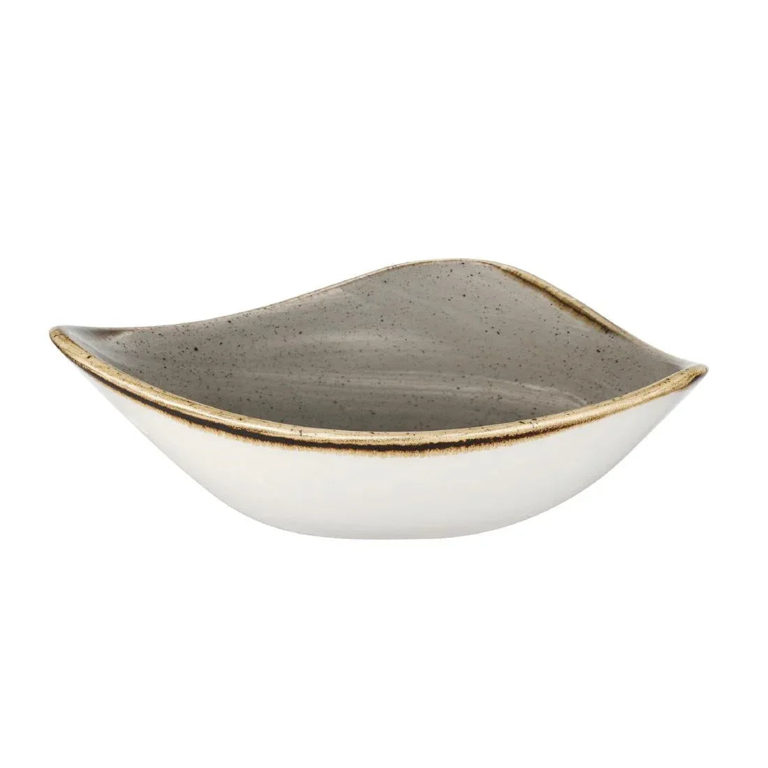 CY963 Churchill Stonecast Triangle Bowl Grey 153mm (Pack of 12) - JD Catering Equipment Solutions Ltd