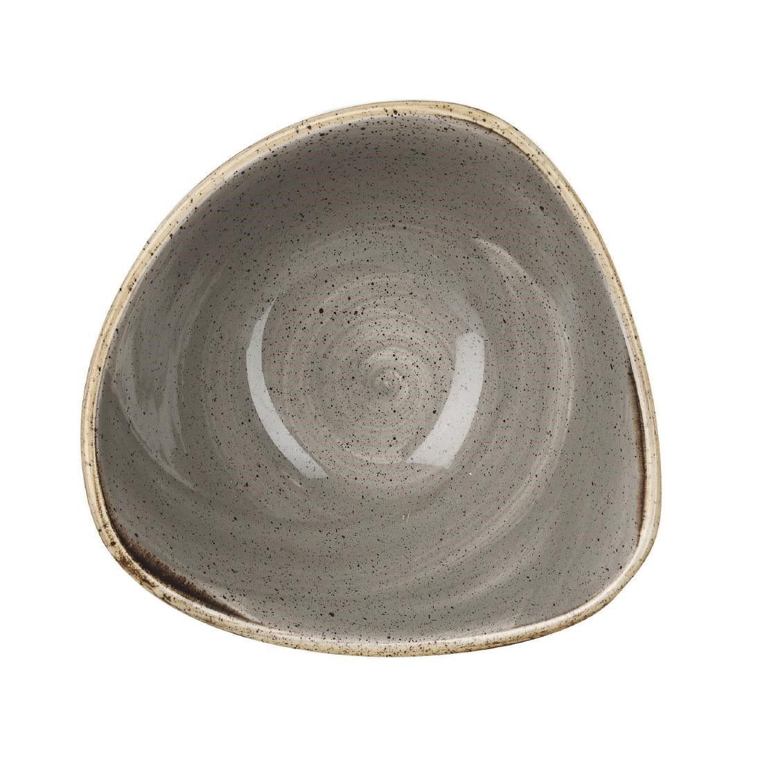 CY963 Churchill Stonecast Triangle Bowl Grey 153mm (Pack of 12) JD Catering Equipment Solutions Ltd