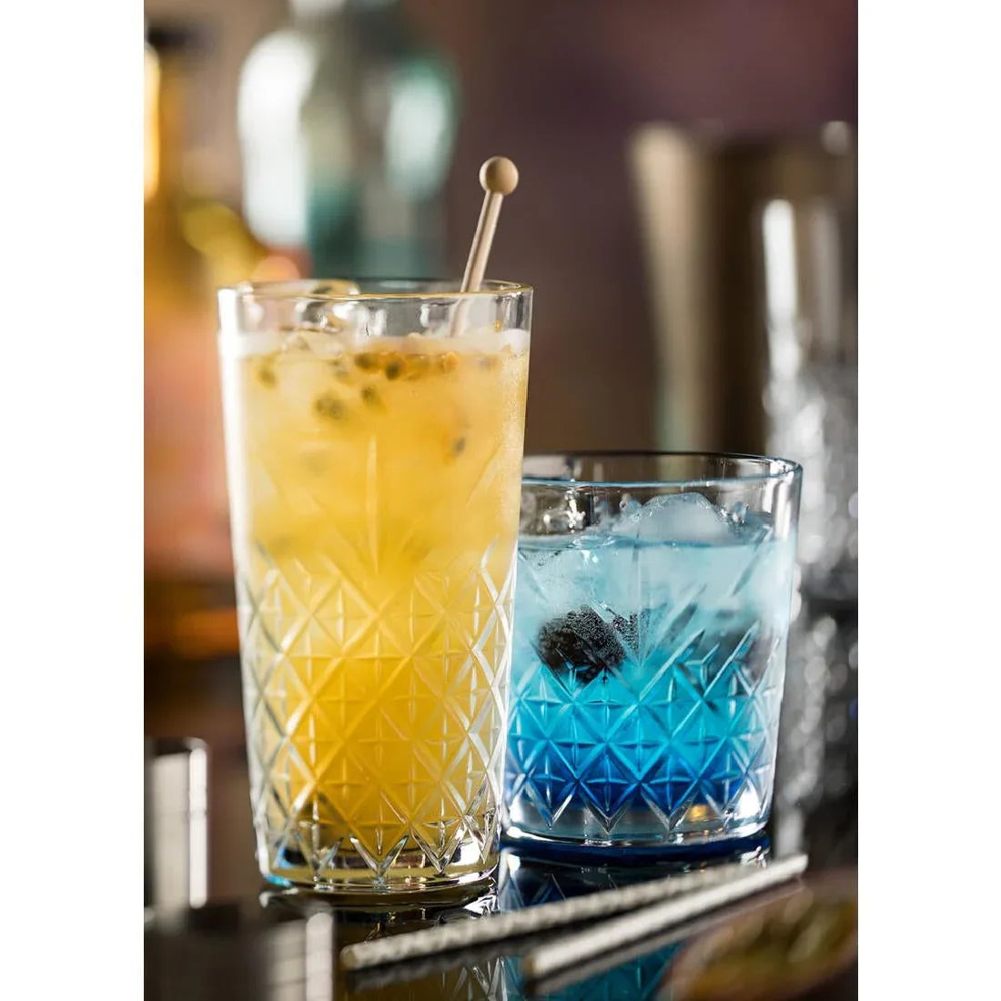 CZ033 Utopia Timeless Vintage Stackable Hiball Glasses 450ml (Pack of 12) - JD Catering Equipment Solutions Ltd