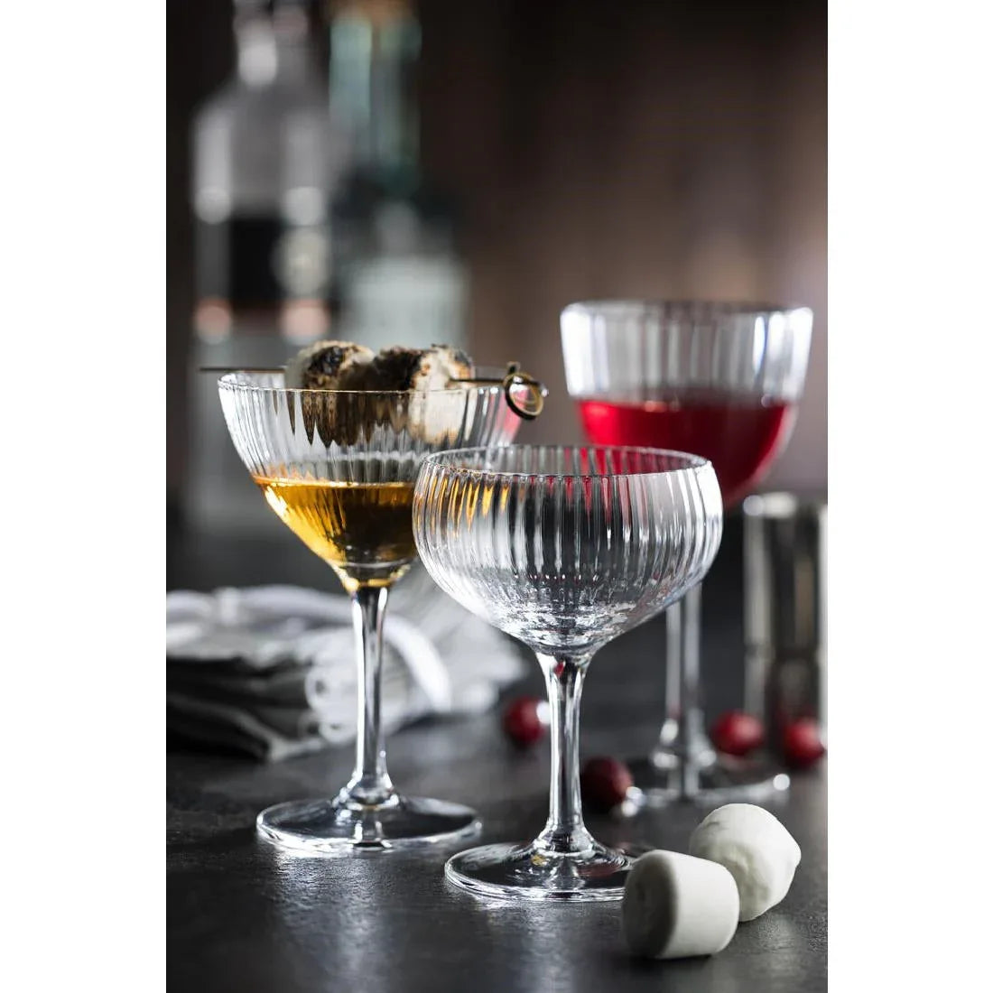 CZ046 Utopia Hayworth Martini Glasses190ml (Pack of 6) - JD Catering Equipment Solutions Ltd