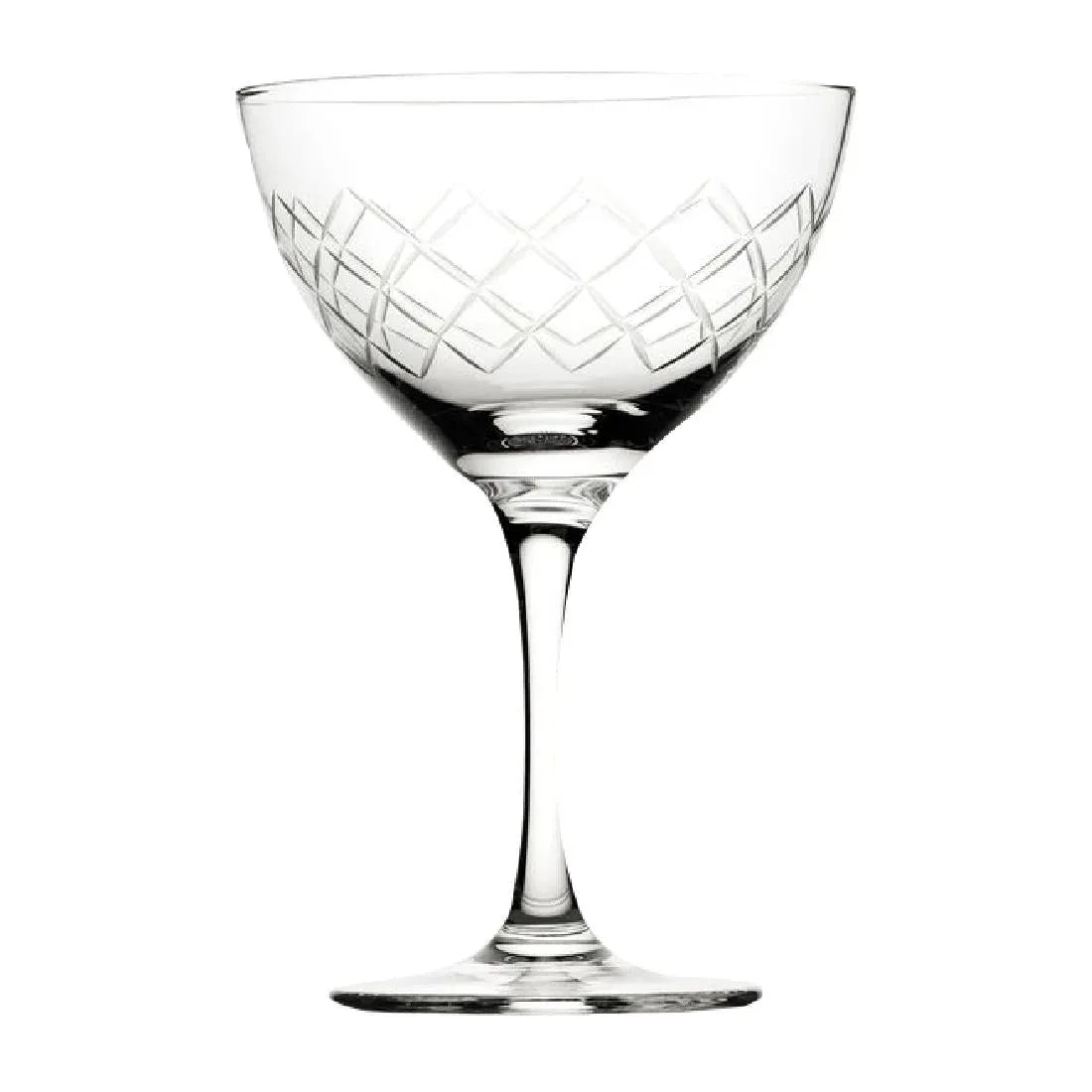 CZ052 Utopia Raffles Diamond Martini Glasses 190ml (Pack of 6) - JD Catering Equipment Solutions Ltd