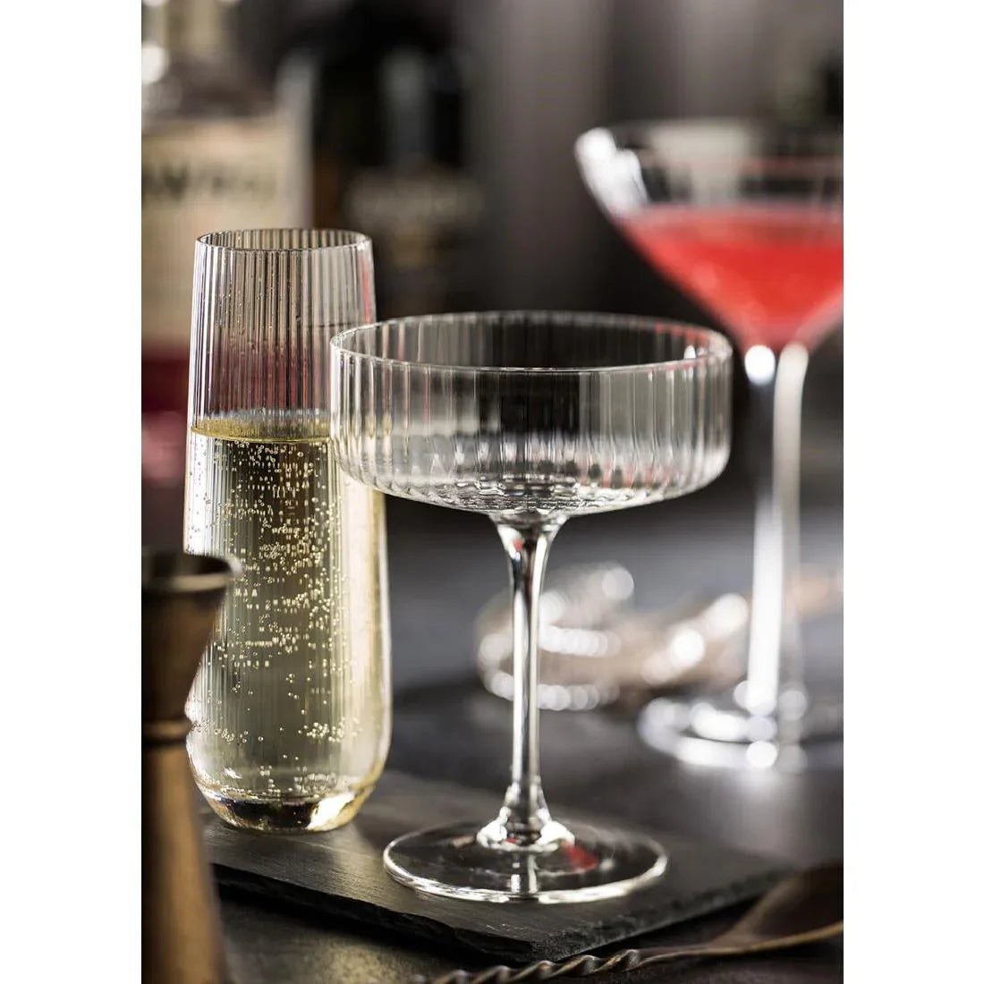 CZ067 Utopia Hayworth Champagne Glasses 300ml (Pack of 6) - JD Catering Equipment Solutions Ltd