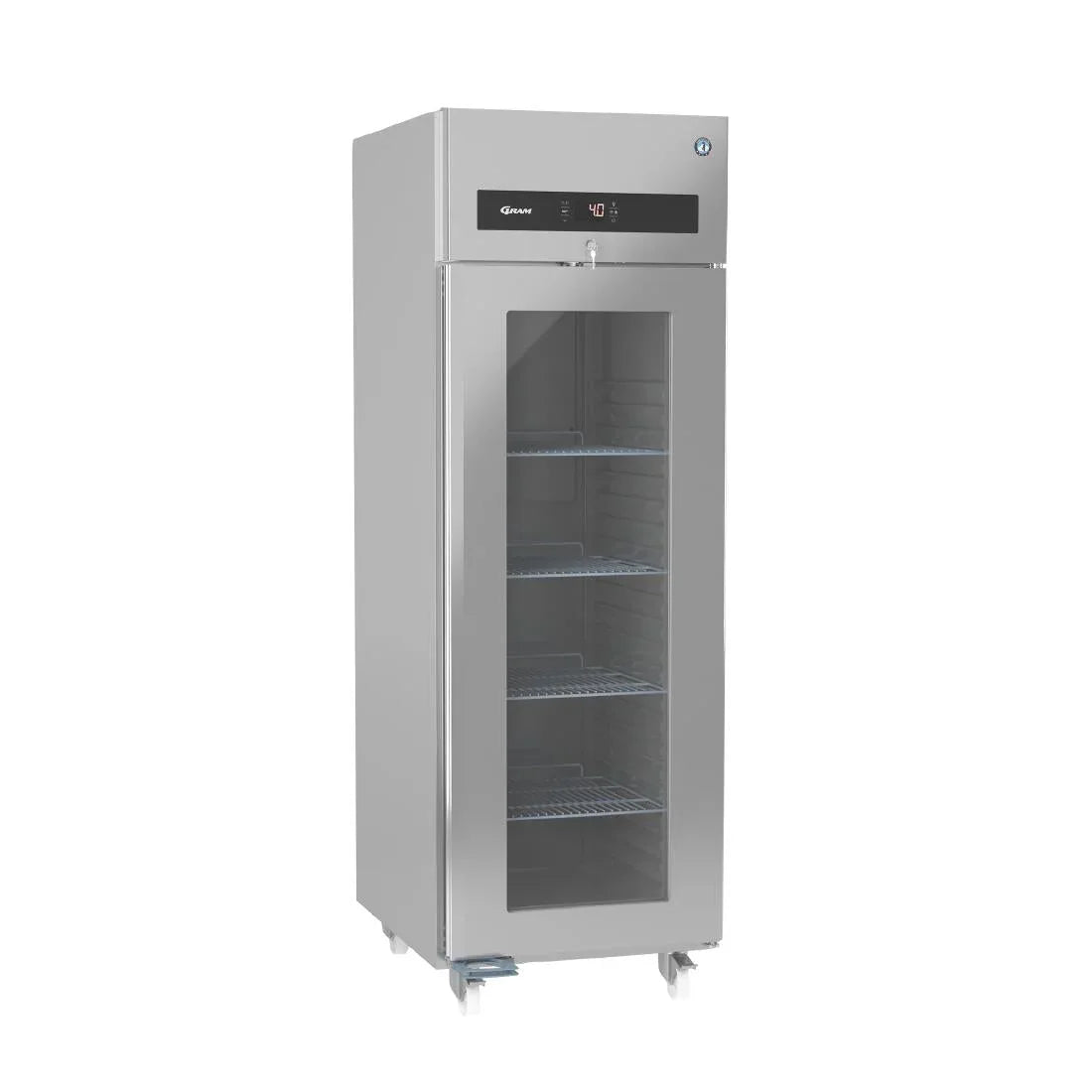 CZ232 Hoshizaki Premier Single Glass Door Refrigerator 2/1 Gastronorm KG70CDRU - JD Catering Equipment Solutions Ltd