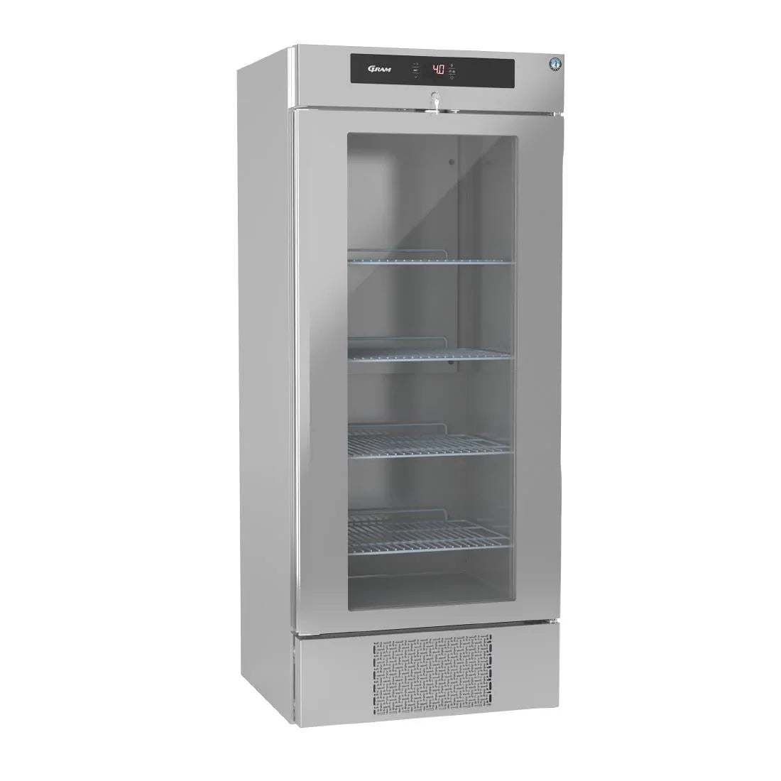 CZ248 Hoshizaki Premier Single Glass Door Bottom Mounted Wide Refrigerator 2/1 Gastronorm KGBW80DRU - JD Catering Equipment Solutions Ltd