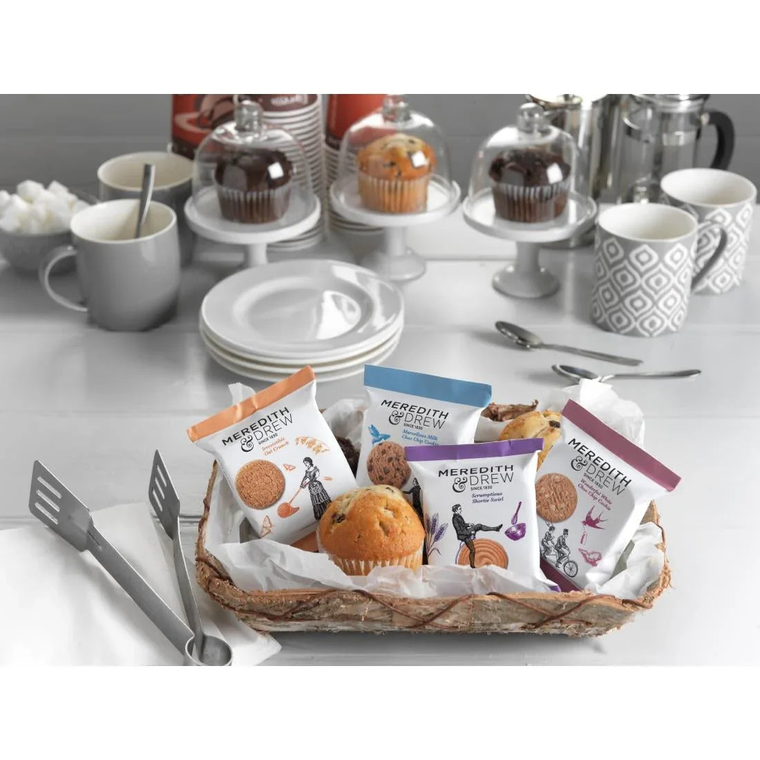 CZ294 Meredith & Drew Premium Assorted Biscuits 4 Variants (Pack of 100 x 2) - JD Catering Equipment Solutions Ltd