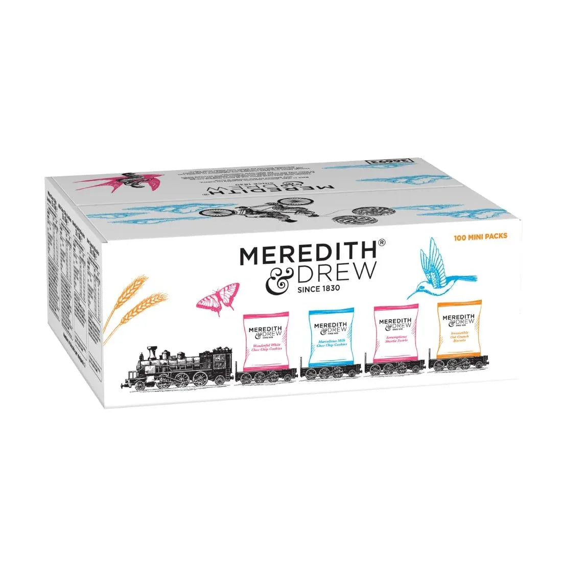 CZ294 Meredith & Drew Premium Assorted Biscuits 4 Variants (Pack of 100 x 2) - JD Catering Equipment Solutions Ltd