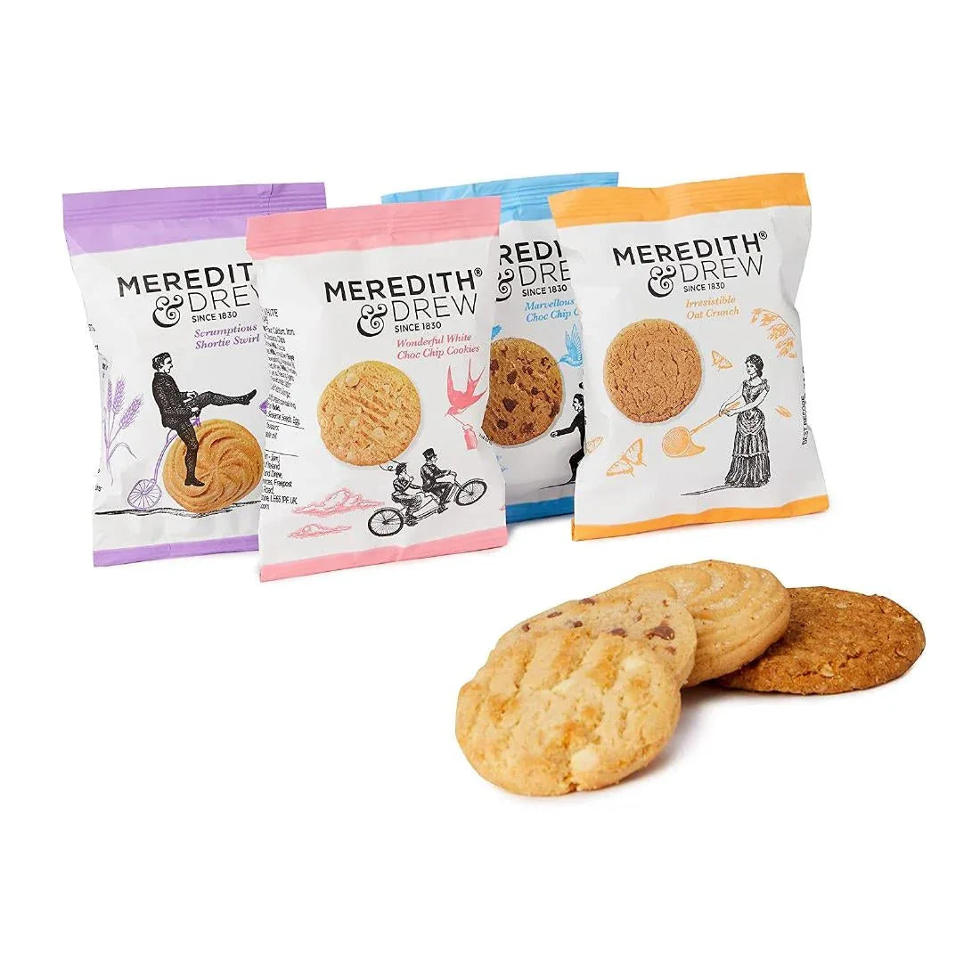 CZ294 Meredith & Drew Premium Assorted Biscuits 4 Variants (Pack of 100 x 2) - JD Catering Equipment Solutions Ltd