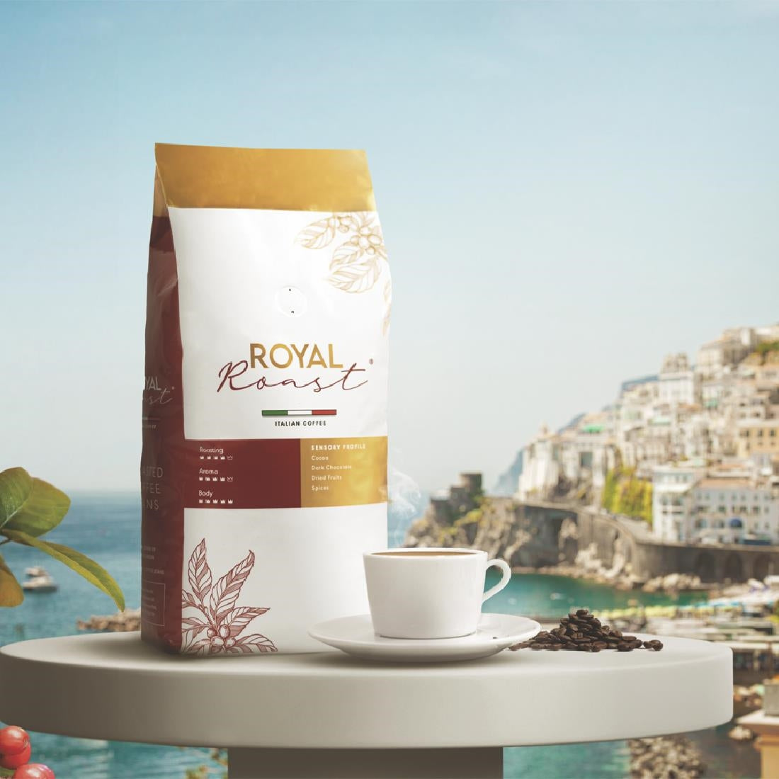 CZ296 Royal Roast Whole Coffee Beans 1 x 1kg - JD Catering Equipment Solutions Ltd