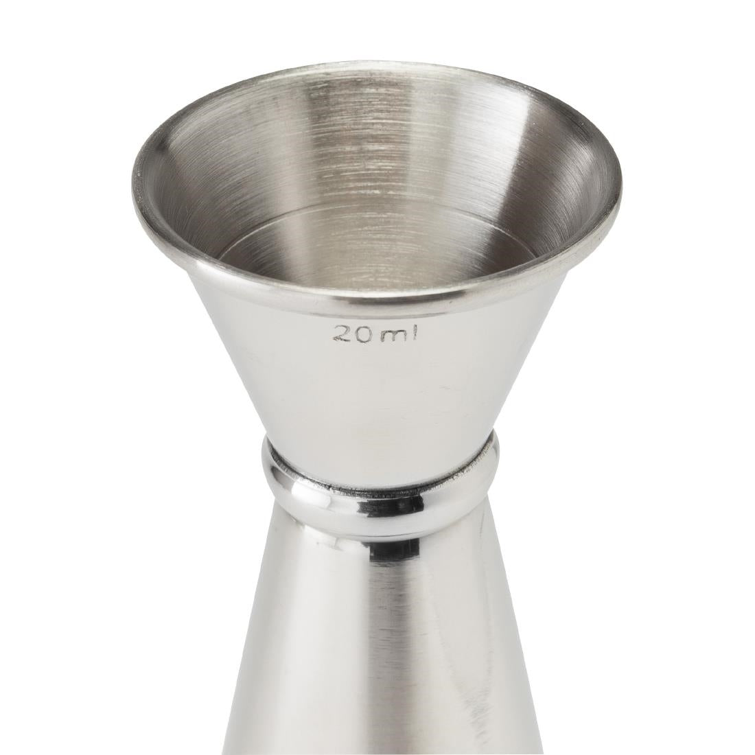 CZ350 Beaumont Stainless Steel Banded Jigger Measure 20ml/40ml JD Catering Equipment Solutions Ltd